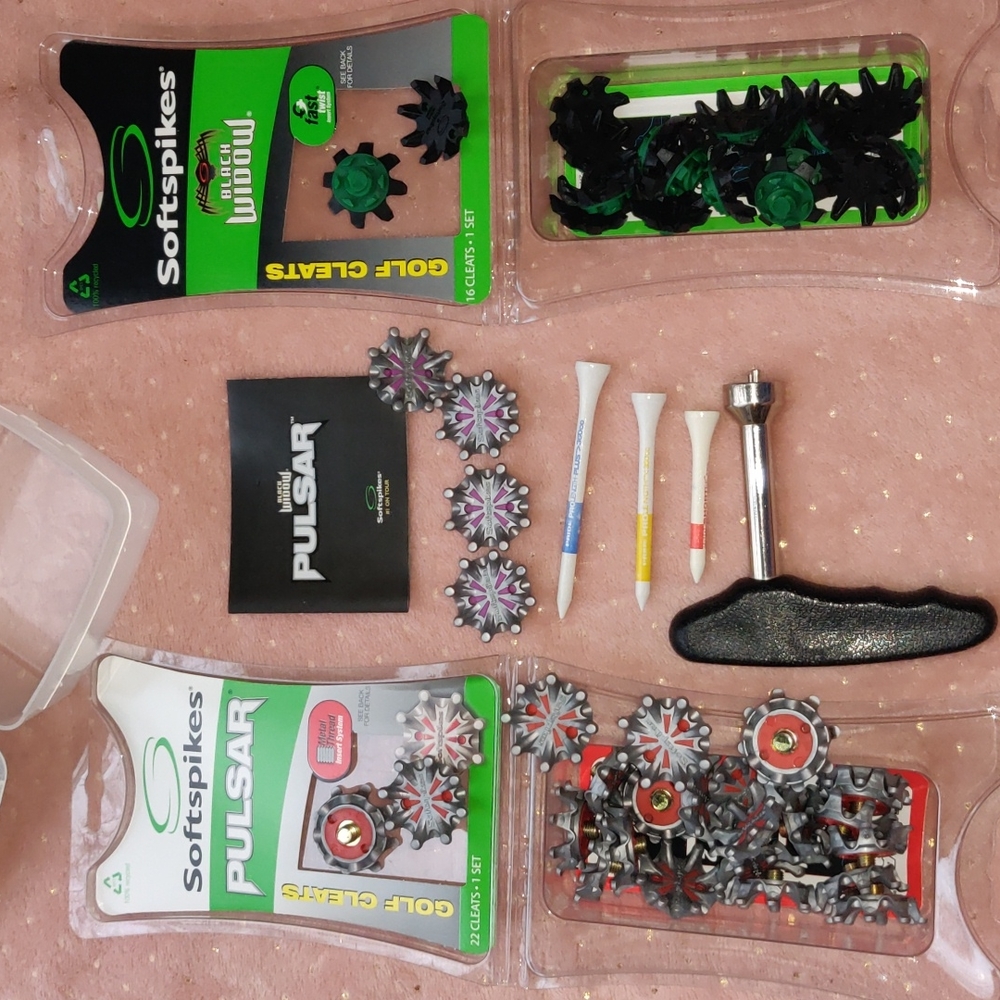 New in package! Soft spikes and golf wrench lot